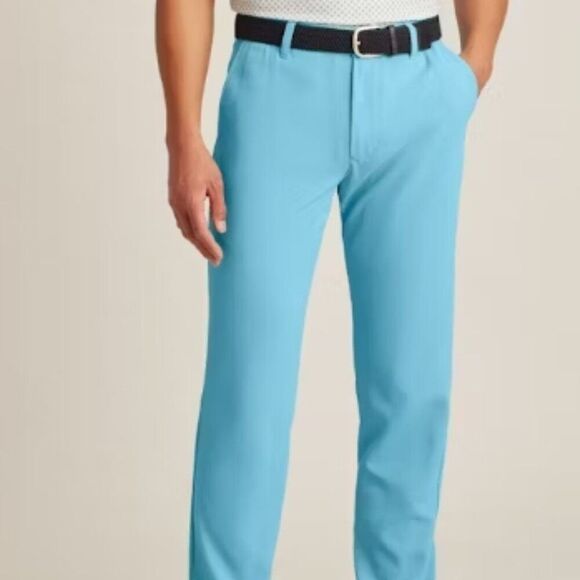 Bonobos Highland Tour Golf Pants Slim Taper 34x34 Blue - Picture 1 of 9